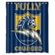 thumbnail image 1 of Cortina de ducha de los San Diego Chargers, juego de cortina de baño con ganchos, tamaño 60 x 72 pulgadas, 1 of 3