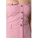 thumbnail image 3 of Minivestido sin Tirantes y con Botones, 3 of 5