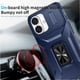 thumbnail image 5 of Funda Armada para iPhone 16 con Tapa Deslizante y Soporte Magnético Giratorio Azul, 5 of 5