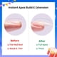 thumbnail image 2 of Uñas para uñas Beetles Tipex Instant Apex Almond, tamaño mediano, 192 unidades, 2 of 7