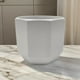 thumbnail image 4 of Macetero Maceta De Ceramica Blanco Lineas Verticales L, 4 of 8