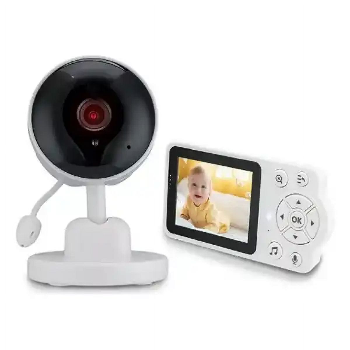 Leon Import - Monitor De Video Para Bebés Con Cámara Visión Nocturna 2.8''