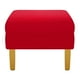 thumbnail image 1 of Pouf Sky 1c Felpa 01 Rojo, 1 of 3