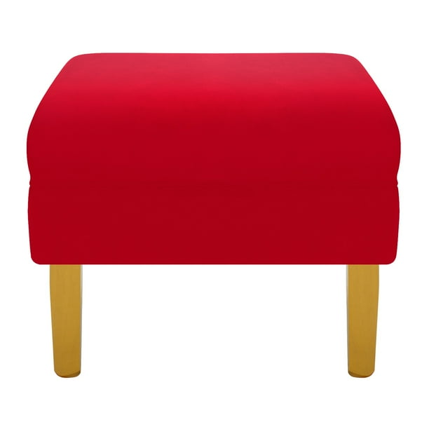 Pouf Sky 1c Felpa 01 Rojo