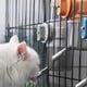 thumbnail image 2 of Dispensador de agua para perros y gatos, botella de 500 ml, para jaula, dispensador antigoteo (gris), 2 of 5