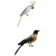 thumbnail image 2 of par artificial realista pájaro del bosque para jardín weding decoración del hogar combo 5, 2 of 3