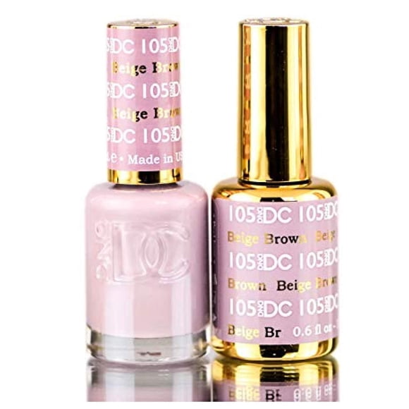 Set de esmaltes de uñas DAISY DND DC Neutrals, 15 ml, más purpurina