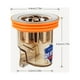 thumbnail image 3 of 1pc, Shower Floor Drain Backflow Preventer Anti-Odor One Way Drain Valve Sewer Core Drainage Insert Drain Plug Bathroom Accessories, 3 of 4