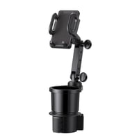 Magideal - Portavasos Para Automóvil Soporte Para Teléfono Cuello Largo 360 Degree Accesorios Ajustables Durable Manos Multifunción Estable Cuna Para Teléfonos