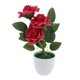 thumbnail image 1 of Ramo De Flores De Seda Rosa Artificial En Maceta Bonsai Planta Falsa Rojo, 1 of 5