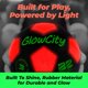 thumbnail image 5 of Balón de fútbol GlowCity tamaño 3 LED negro/rojo, 5 of 9