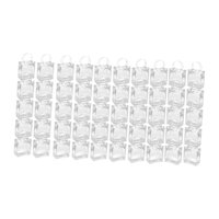 Magideal - 50 Bolsas De Regalo Transparentes, Bolsas De Regalo, Película De Embalaje De Pvc Con Patrón Floral, Con Asas, Bolsas De Transporte Transparentes Para