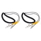thumbnail image 1 of Cable de conexión a tierra ESD con clip de cocodrilo, cable elástico amarillo antiestático de 3.0m/118", paquete de 2, 1 of 4