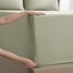 thumbnail image 4 of Juego de sábanas Nestl para cama queen size, 4 piezas, bolsillo profundo, color verde claro, 4 of 8