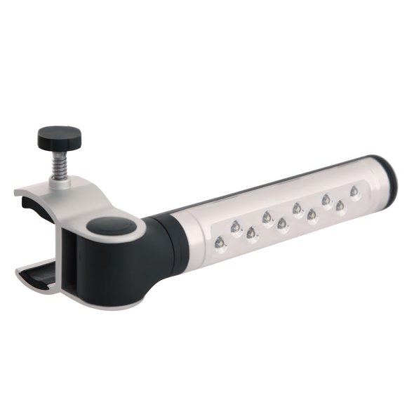 Lámpara LED de aluminio ajustable LIGHTACCENTS para barbacoa, 10 bombillas LED