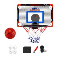 Magideal - Mini Aro De Baloncesto, Juego De Aros, Accesorios De Juguete Con Pelotas, Aros De Baloncesto Plegables Con Puerta Para Niños, Niñas, Niños Y Adultos. Pequeño