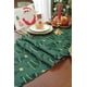 thumbnail image 2 of Xiao Hua Camino de mesa navideño, 35 x 180 cm, verde, para mesa de comedor, ideal para fiestas, bordado, 1 pieza, decorativo, para comedor navideño, duradero, estilo B., 2 of 3