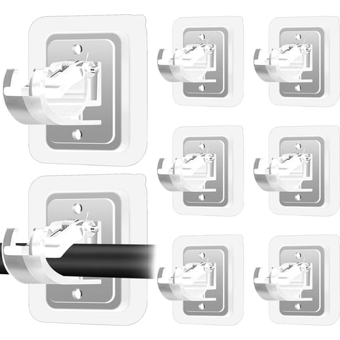 Codoule - Soportes Para Barras De Cortina, Autoadhesivos, Sin Taladrar, 8 Unidades