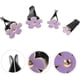 thumbnail image 3 of Cuatro clips de ventilación decorativos para salidas de aire de automóviles, diseño de apariencia de flores, dirección de conversión de 90 °, Ambientador de automóviles para mujeres y niñas, 3 of 4