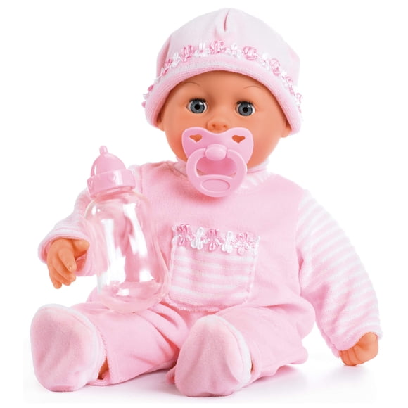 Muñeca Bayer Design First Words, 15 pulgadas, rosa suave, 38 cm