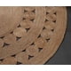 thumbnail image 2 of Alfombra Redonda de Yute 9530-7 beige, 2 of 2