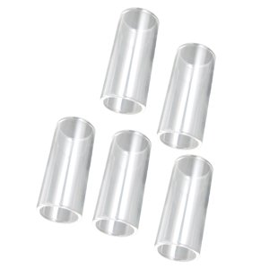 Bothyi - 5X Botellas Deslizantes Transparentes Para Accesorios De Guitarra Eléctrica Acústica Diy