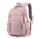 thumbnail image 4 of Large Capacity Waterproof Backpack, Solid Color Fashion Casual Nylon Laptop Bag With Adjustable Strap, Trendy Versatile Cute School Bag For Girls & Women, 4 of 4