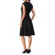 thumbnail image 3 of Vestido sin mangas para mujer INSPIRE CHIC Escote en V Elegante Fiesta de Cóctel Línea A Tallas Grandes Negro, 3 of 5