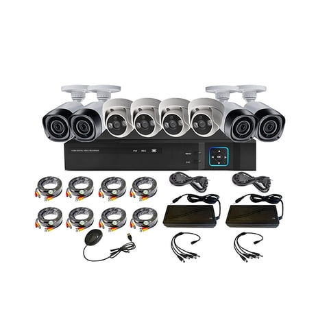 Vipa - Kit 8 Cámaras De Seguridad Mixto Hd 1Mp - M80L