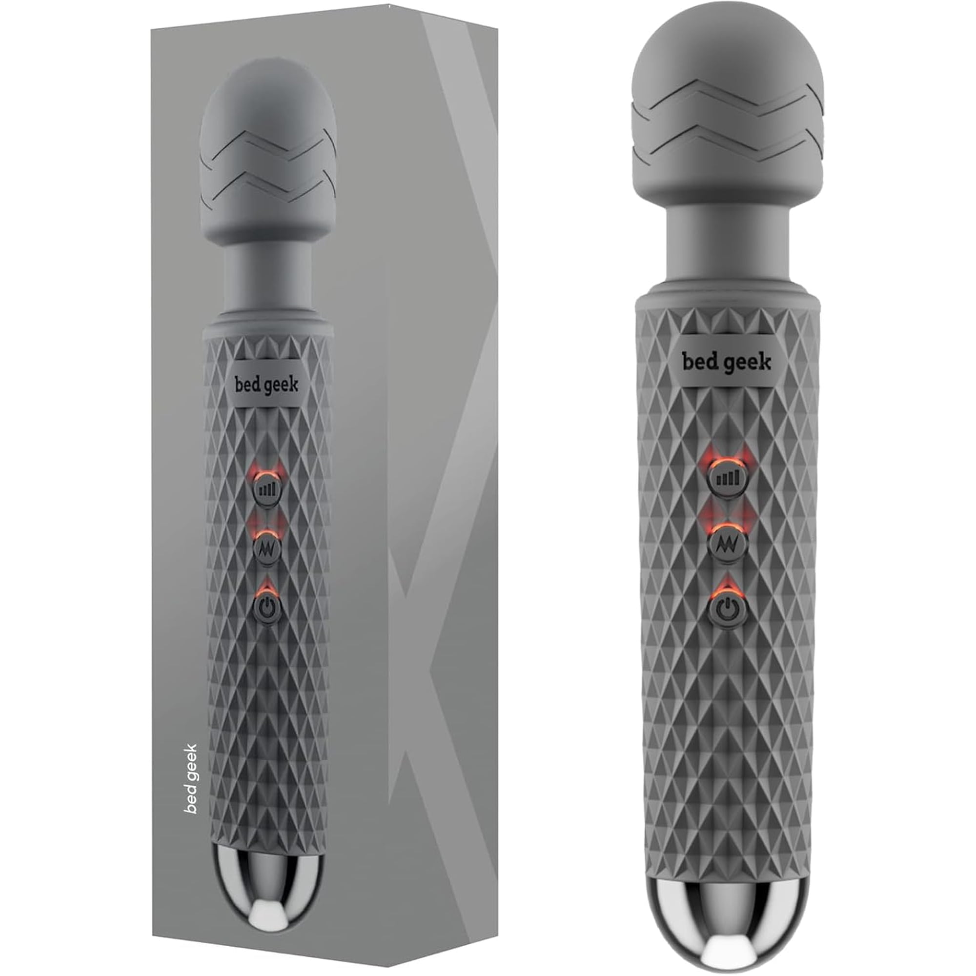 Bed Geek - Masajeador Personal Inalámbrico Portátil Para Cama, Fanático De La Cama