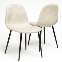 Oh! Mi Hogar ® - Pack De 2 Sillas Eames Ecocuero Pn