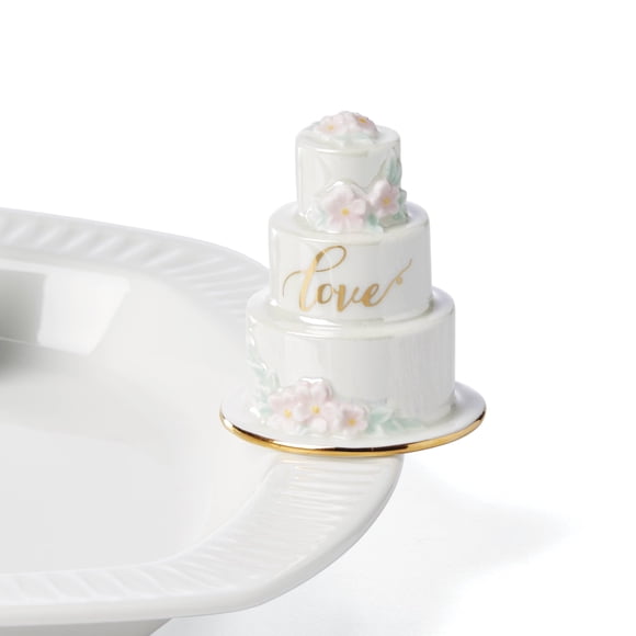 Charm Lenox 894345 para pastel de boda Profile Popper de porcelana