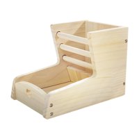 Ioensy - Comederos De Madera Para Conejos, Resistentes Y Portátiles, Para Mascotas Pequeñas