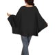 thumbnail image 3 of INSPIRE CHIC Top de Maternidad Casual Cuello en V Blusa de Manga Murciélago para Uso Cómodo XL Negro, 3 of 6