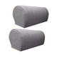 thumbnail image 2 of 2 Fundas Para Reposabrazos De Sofá, Lavables, Estirables, Para Sillón Reclinable, Color Gris Claro, 2 of 3