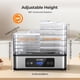 thumbnail image 4 of Deshidratador de Alimentos OSTBA 5 Bandejas de Acero Inoxidable 400W, 4 of 8