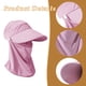 thumbnail image 4 of Sombrero de protección solar para mujer, máscara facial de verano, velo, ciclismo, coche eléctrico, sombrero para el sol al aire libre, protección UV, sombrero parasol., 4 of 5