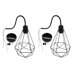 thumbnail image 1 of 2 Uds. Soporte De Jaula Para Lámpara De Pared, Jaula De Luz, Accesorio De Pared, Pantalla Negra, 1 of 2
