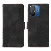 Carcasa Foxdock Xiaomi Redmi 11A 4G De Cuero Pu, Diseño Acolchado Clásico, Protección Contra Caídas Y Rayones