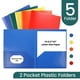 thumbnail image 2 of Paquete de 5 carpetas GNL de 2 bolsillos y colores, 2 of 7