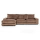 thumbnail image 1 of Sofá Seccional Kansas Chaise Izquierdo Café, 1 of 11