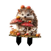 Magideal - Estaca De Jardín Acrílica Plana 2D Para Decoración, Tablero De Manualidades Diy, Versátil, Con Enchufes De Tierra, Letrero Para Decoración De Jardín, Estilo B