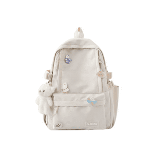 Mochila Kawai Escolar Blanco