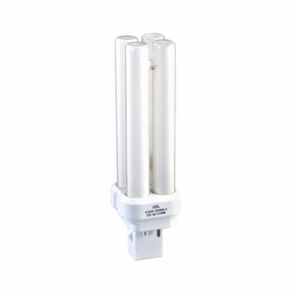 Lámpara fluorescente compacta ASL Q22/50K de 22 W, cuadrada, de 2 pines, blanco frío