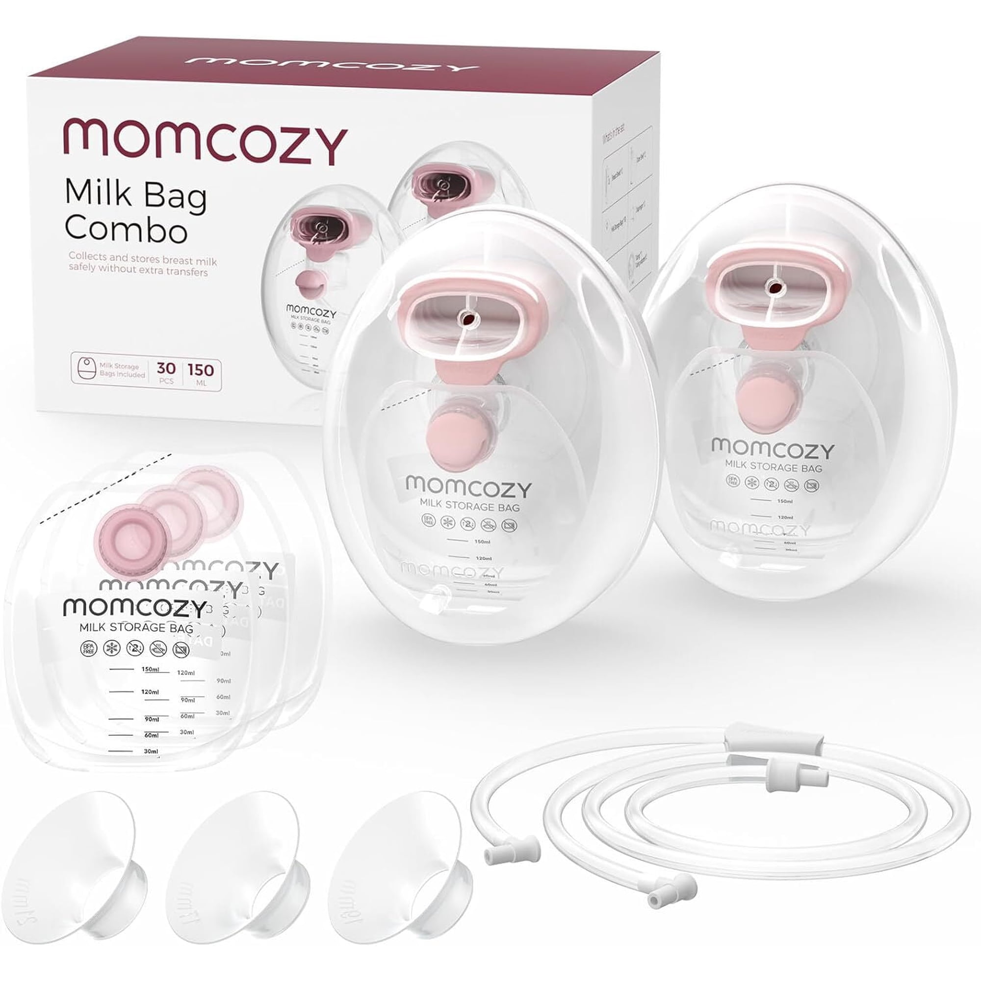 Milk Collection Cups Momcozy Combo De Bolsas Directo A Bolsa Para Leche Materna 2 Unidades