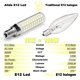 thumbnail image 4 of Bombillas LED para candelabro ALIDE E12, 10 W, 6000 K, 1200 lm, paquete de 5, 4 of 8