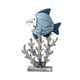 thumbnail image 5 of Estatuilla De Madera Escultura De Mesa Decoraciones De Playa Náutica Estatuilla De Coral Pez, 5 of 5
