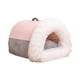 thumbnail image 4 of Nido Para Gatos Semicerrado, Suministros Suaves Para Mascotas, Cama Para Gatos Durmiendo Para Gatitos, Perros, Color Rosa, Grande, 4 of 4