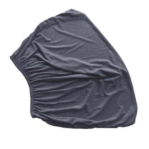 Magideal - Funda Elástica Para Cabecera De Cama, Funda Para Cabecera De Cama Cuadrada Pequeña De Jacquard, Funda Protectora A Prueba De Polvo Para Decoración De Darl Gris