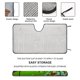 thumbnail image 2 of Mikecrack Parasol para Parabrisas Delantero Protector Plegable, Visera Solar para Auto Bloquea Rayos UV Mantiene tu Vehículo Fresco140cm*76cm, 2 of 6